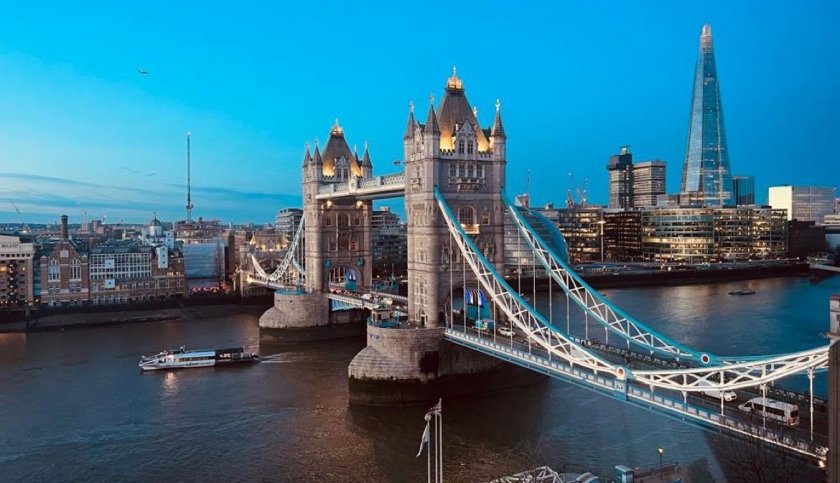 Een foto van de London Bridge